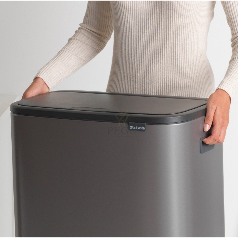 Touch bin prügikast, softclose Brabantia BO, 60L Platinum